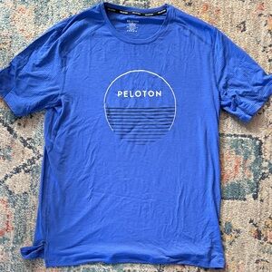 Peloton Vibrant Blue Short Sleeve Tee